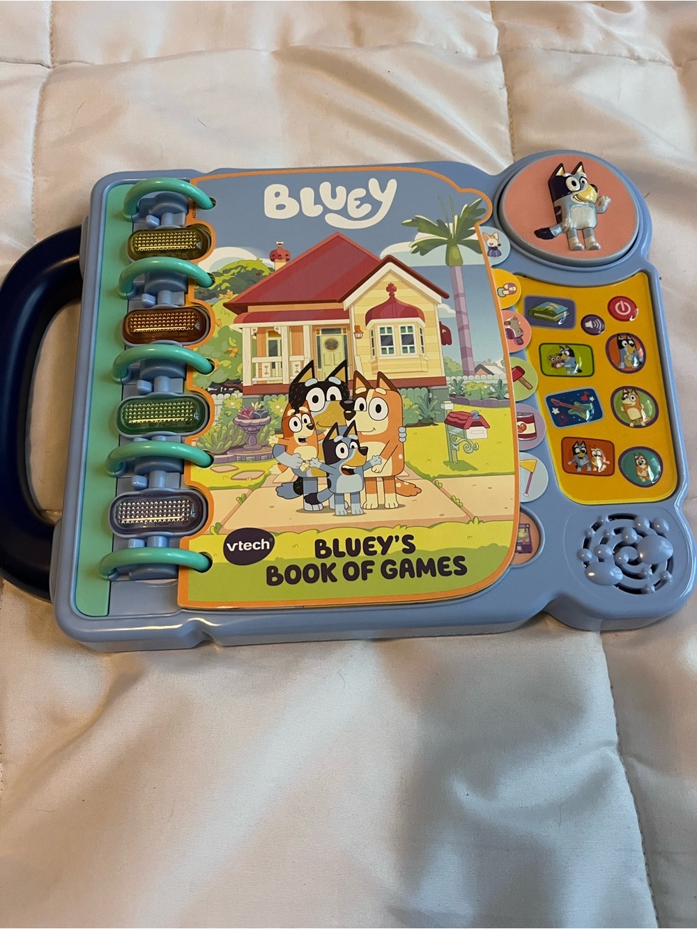 Bluey VTech Book of Games - Blue Interactive Kids Toy